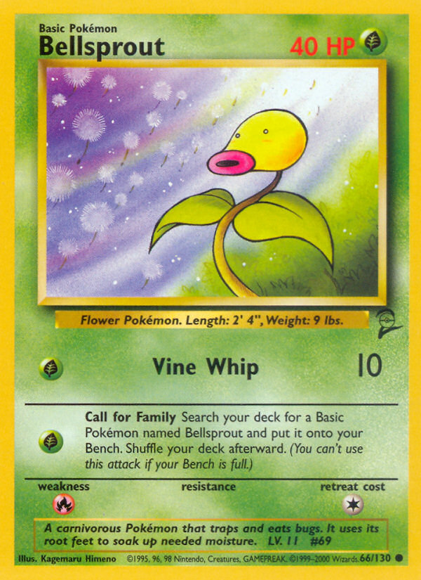 Bellsprout (66/130) [Base Set 2] | Good Games North