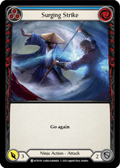 Surging Strike (Blue) [U-WTR109] (Welcome to Rathe Unlimited)  Unlimited Rainbow Foil | Good Games North