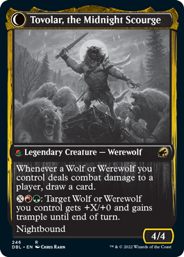 Tovolar, Dire Overlord // Tovolar, the Midnight Scourge [Innistrad: Double Feature] | Good Games North