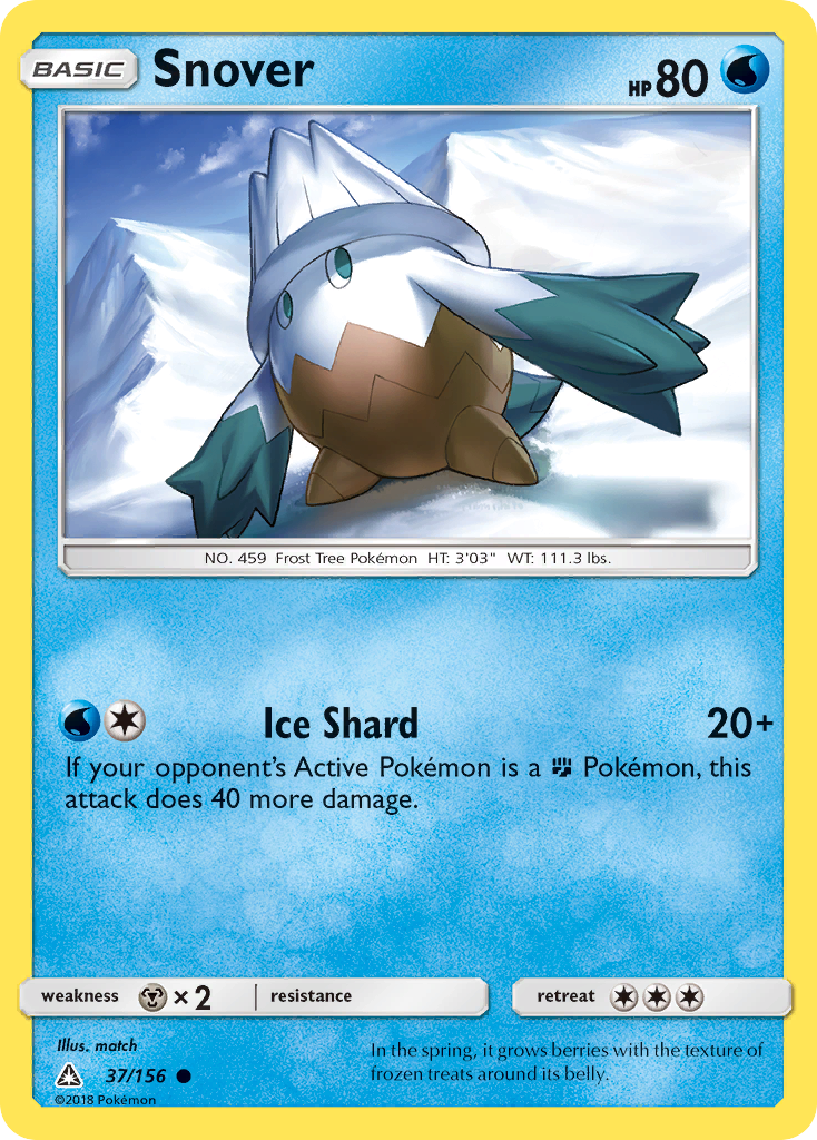 Snover (37/156) [Sun & Moon: Ultra Prism] | Good Games North