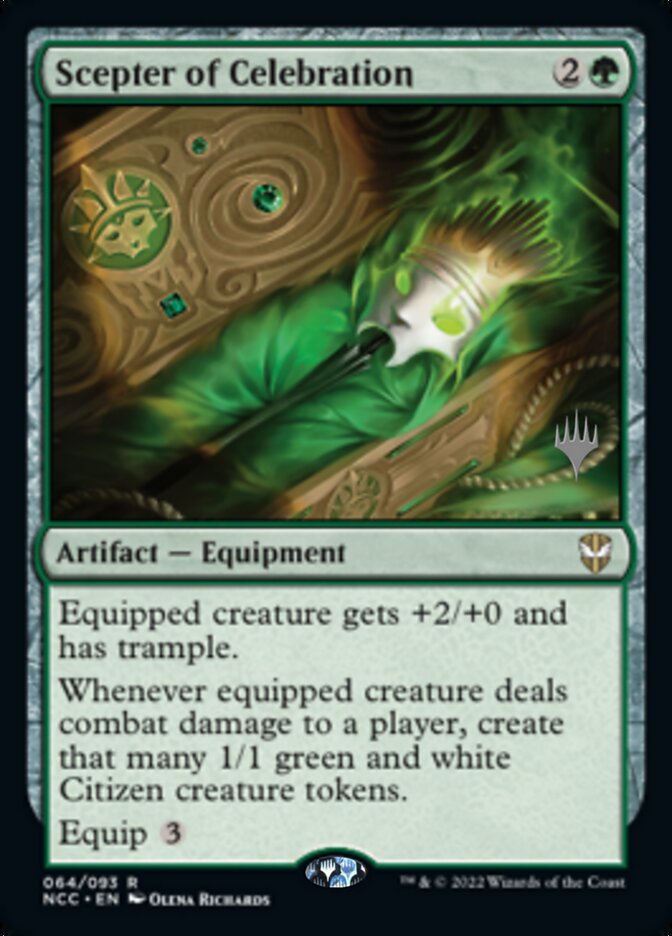 Scepter of Celebration (Promo Pack) [Streets of New Capenna Commander Promos] | Good Games North