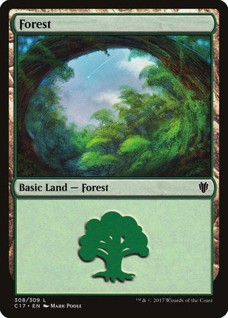 Forest (308) [Commander 2017] | Good Games North