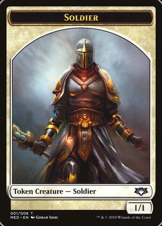 Soldier Token [Mythic Edition Tokens] | Good Games North