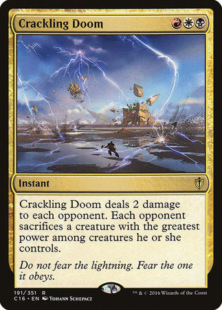 Crackling Doom [Commander 2016] | Good Games North