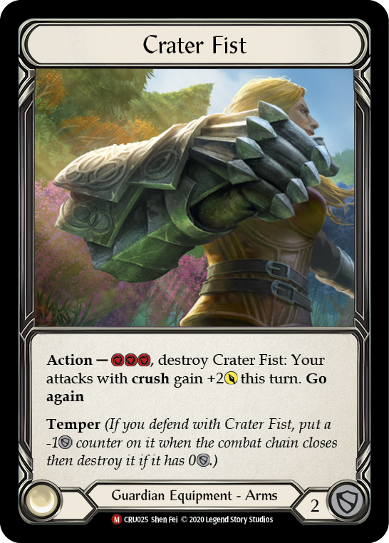 Crater Fist [CRU025] 1st Edition Normal | Good Games North