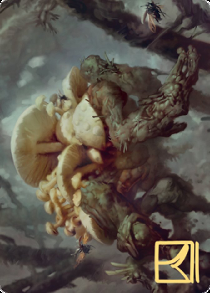 Swarm Shambler Art Card (Gold-Stamped Signature) [Zendikar Rising Art Series] | Good Games North