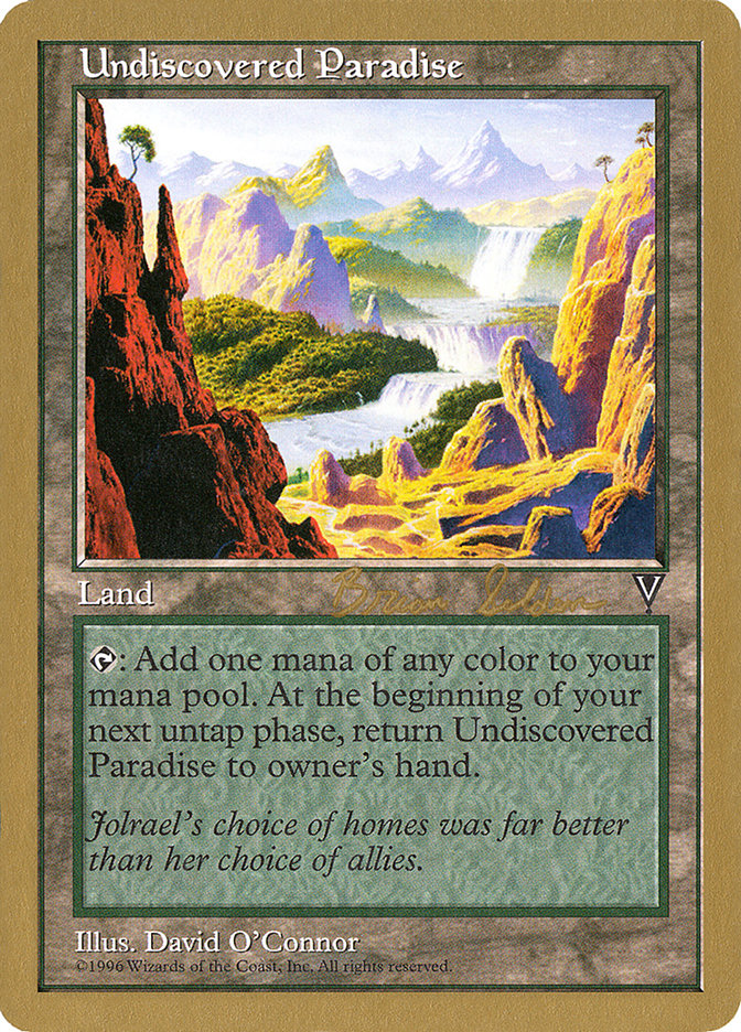 Undiscovered Paradise (Brian Selden) [World Championship Decks 1998] | Good Games North