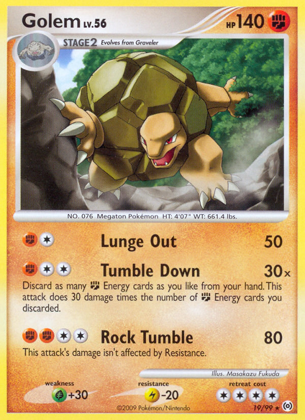 Golem (19/99) [Platinum: Arceus] | Good Games North