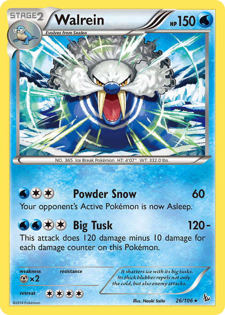 Walrein (26/106) [XY: Flashfire] | Good Games North