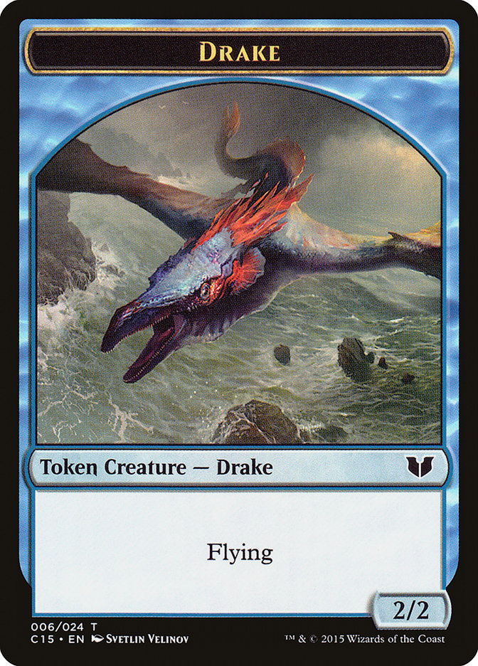 Drake // Elemental (020) Double-Sided Token [Commander 2015 Tokens] | Good Games North