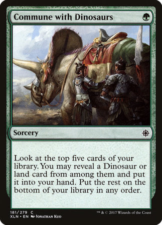 Commune with Dinosaurs [Ixalan] | Good Games North