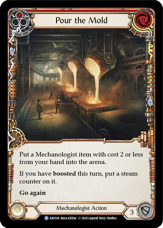 Pour the Mold (Red) [U-ARC014] Unlimited Rainbow Foil | Good Games North