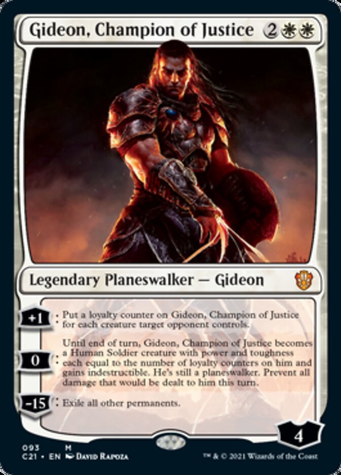 Gideon, Champion of Justice [Commander 2021] | Good Games North
