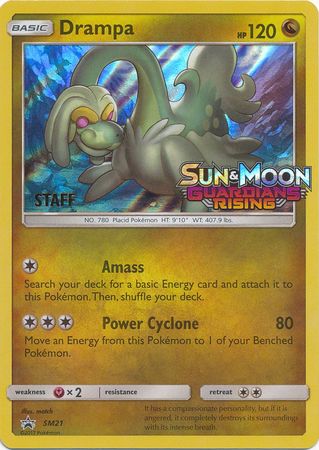 Drampa (SM21) (Staff Prerelease Promo) [Sun & Moon: Black Star Promos] | Good Games North