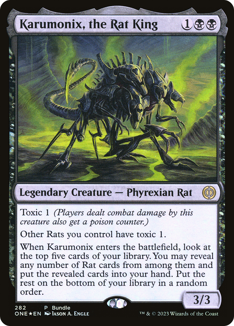 Karumonix, the Rat King (Bundle) [Phyrexia: All Will Be One] | Good Games North