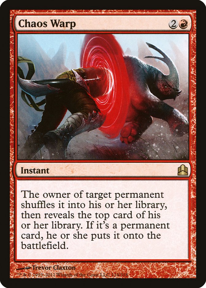 Chaos Warp [Commander 2011] | Good Games North