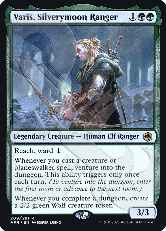 Varis, Silverymoon Ranger (Ampersand Promo) [Dungeons & Dragons: Adventures in the Forgotten Realms Promos] | Good Games North
