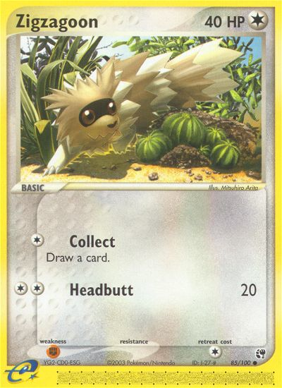 Zigzagoon (85/100) [EX: Sandstorm] | Good Games North