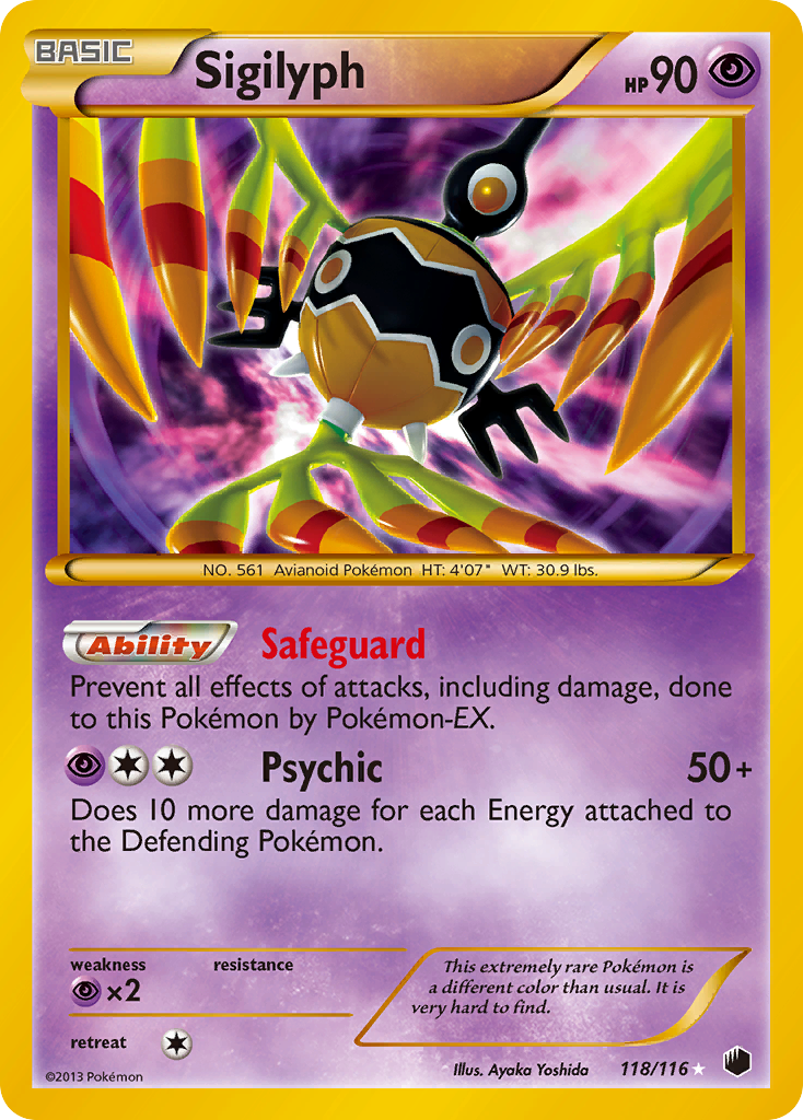 Sigilyph (118/116) [Black & White: Plasma Freeze] | Good Games North
