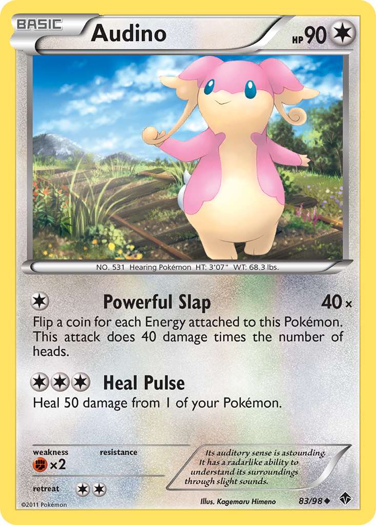 Audino (83/98) [Black & White: Emerging Powers] | Good Games North