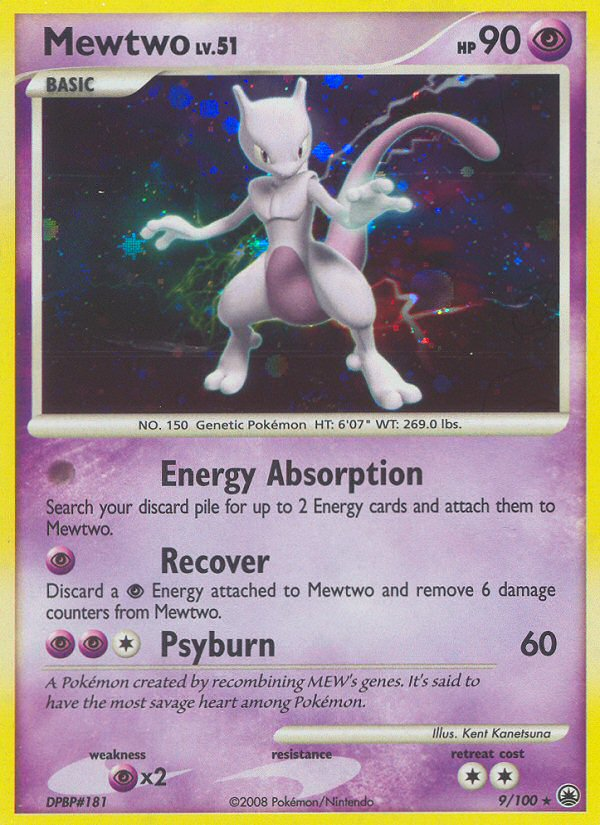 Mewtwo (9/100) [Diamond & Pearl: Majestic Dawn] | Good Games North