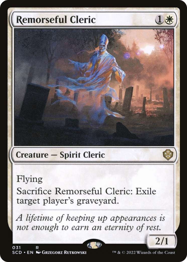 Remorseful Cleric [Starter Commander Decks] | Good Games North
