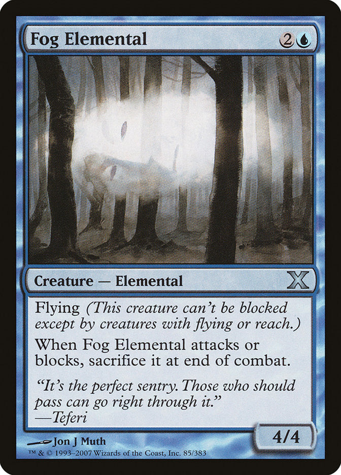 Fog Elemental [Tenth Edition] | Good Games North