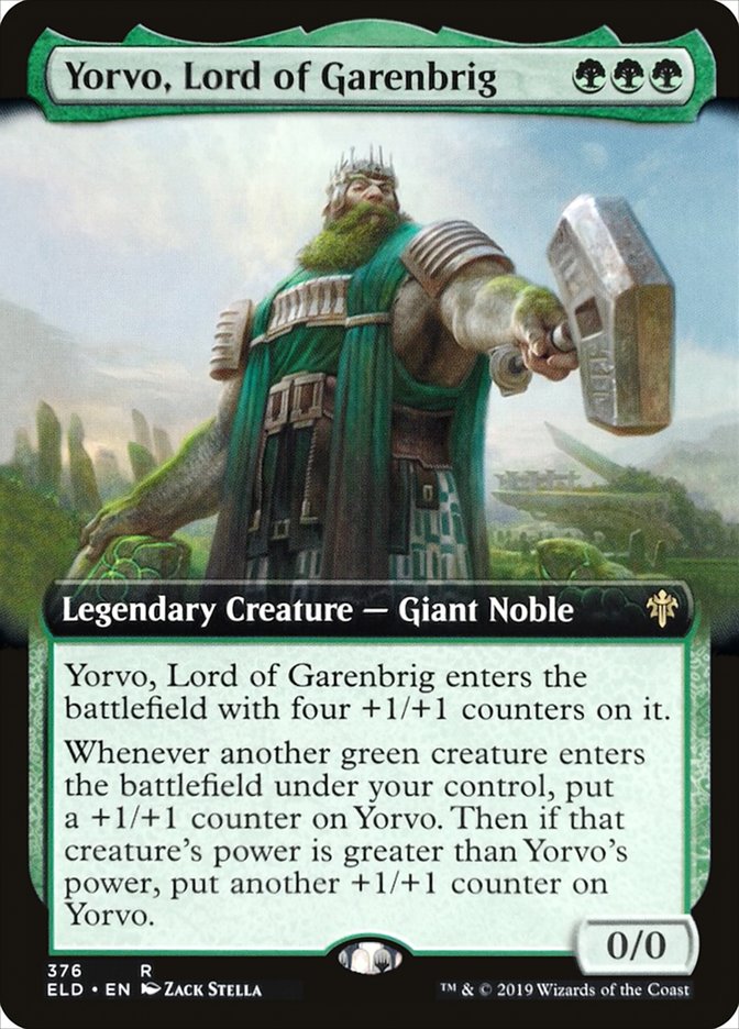 Yorvo, Lord of Garenbrig (Extended Art) [Throne of Eldraine] | Good Games North