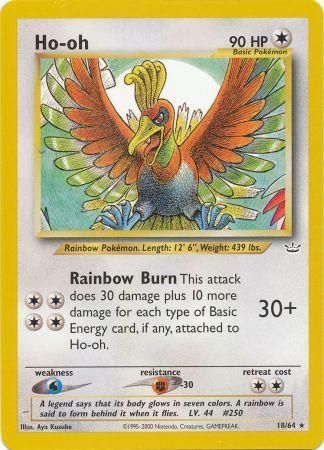 Ho-oh (18/64) [Neo Revelation Unlimited] | Good Games North