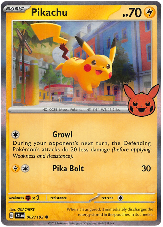 Pikachu (062/193) [Trick or Trade 2023] | Good Games North