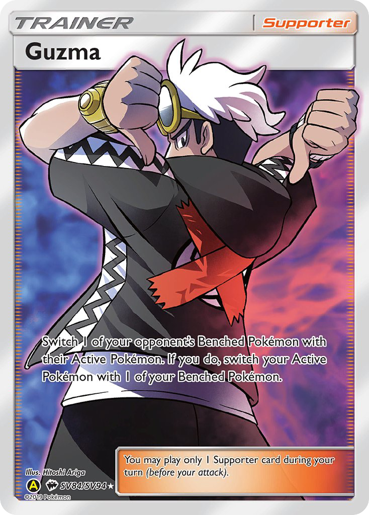 Guzma (SV84/SV94) [Sun & Moon: Hidden Fates - Shiny Vault] | Good Games North