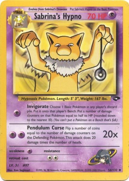 Sabrina's Hypno (56/132) [Gym Challenge Unlimited] | Good Games North
