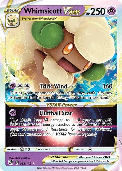 Whimsicott VSTAR (065/172) [Sword & Shield: Brilliant Stars] | Good Games North