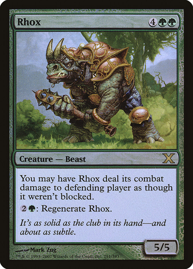 Rhox (Premium Foil) [Tenth Edition] | Good Games North