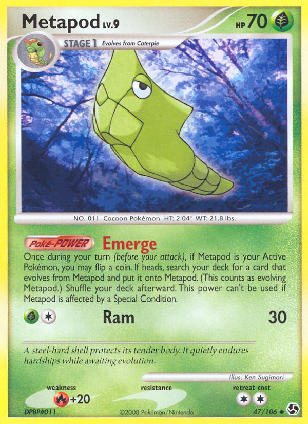 Metapod (47/106) [Diamond & Pearl: Great Encounters] | Good Games North