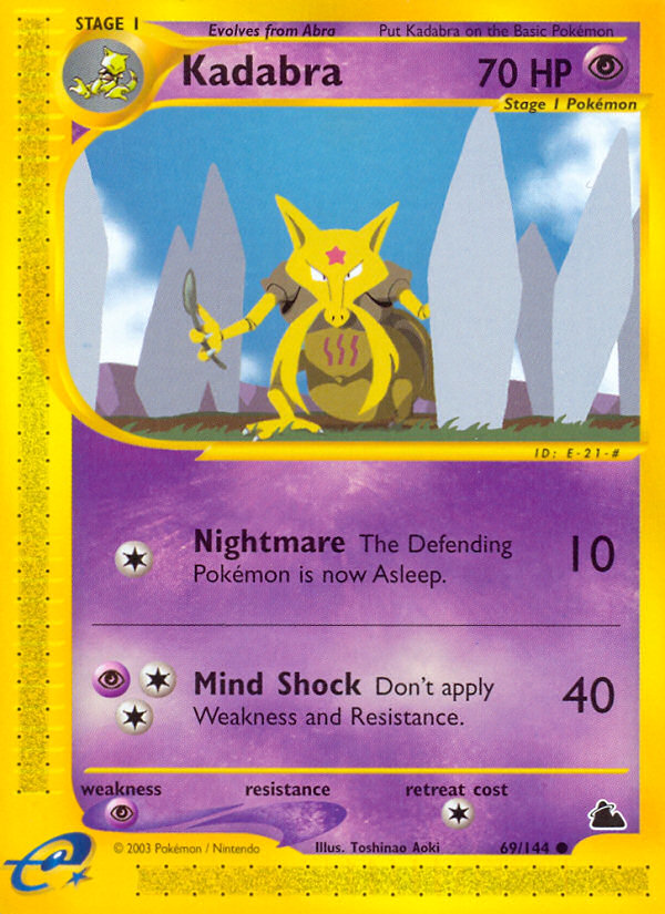 Kadabra (69/144) [Skyridge] | Good Games North