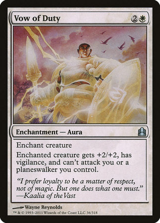 Vow of Duty [Commander 2011] | Good Games North