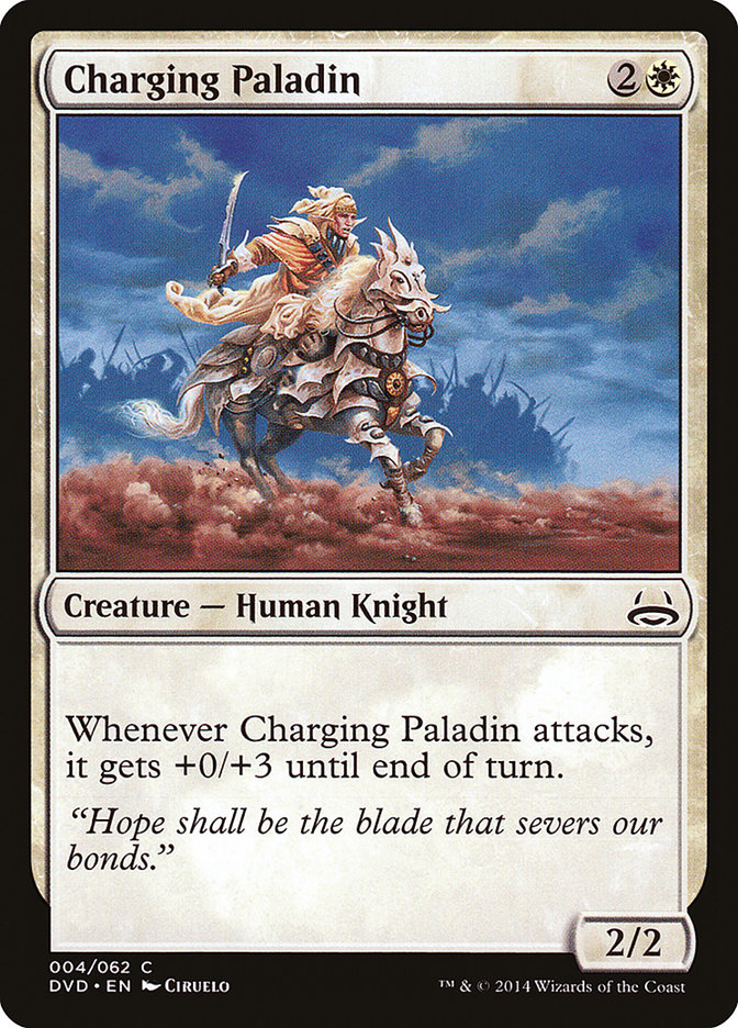 Charging Paladin (Divine vs. Demonic) [Duel Decks Anthology] | Good Games North