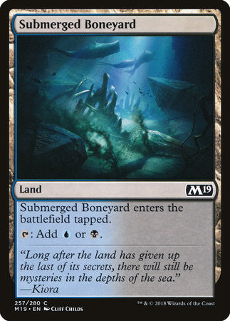 Submerged Boneyard [Core Set 2019] | Good Games North