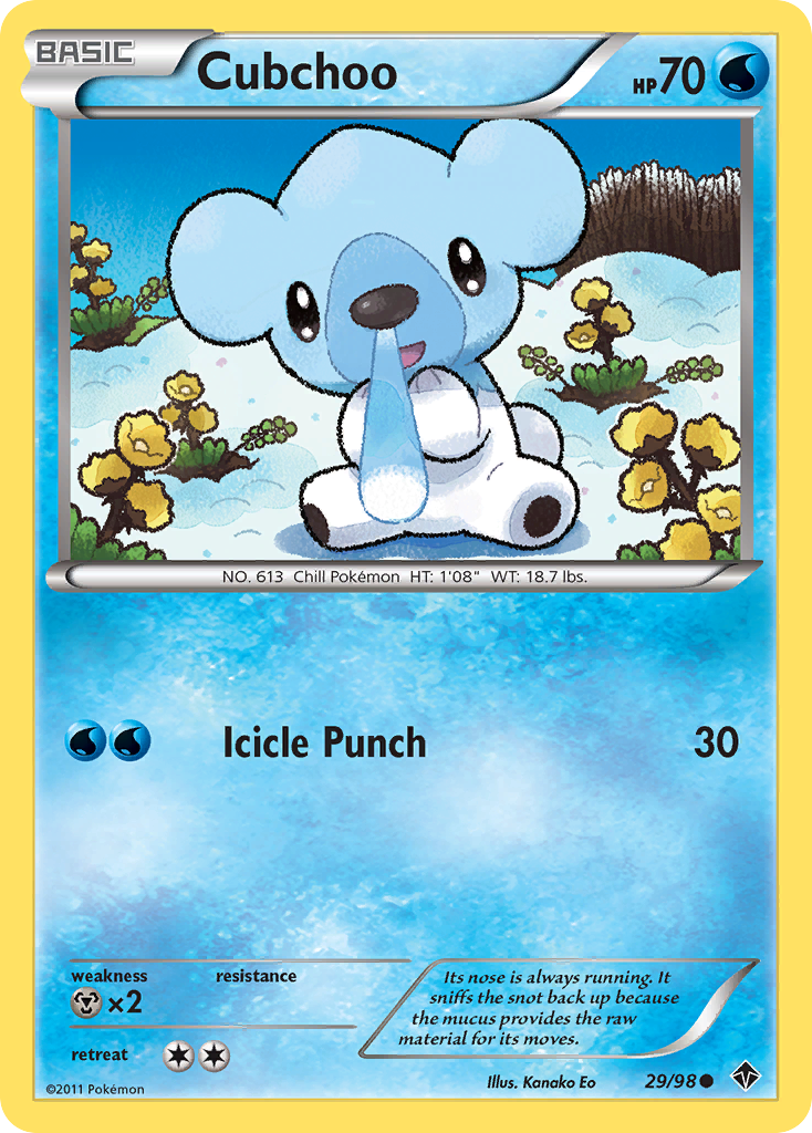 Cubchoo (29/98) [Black & White: Emerging Powers] | Good Games North