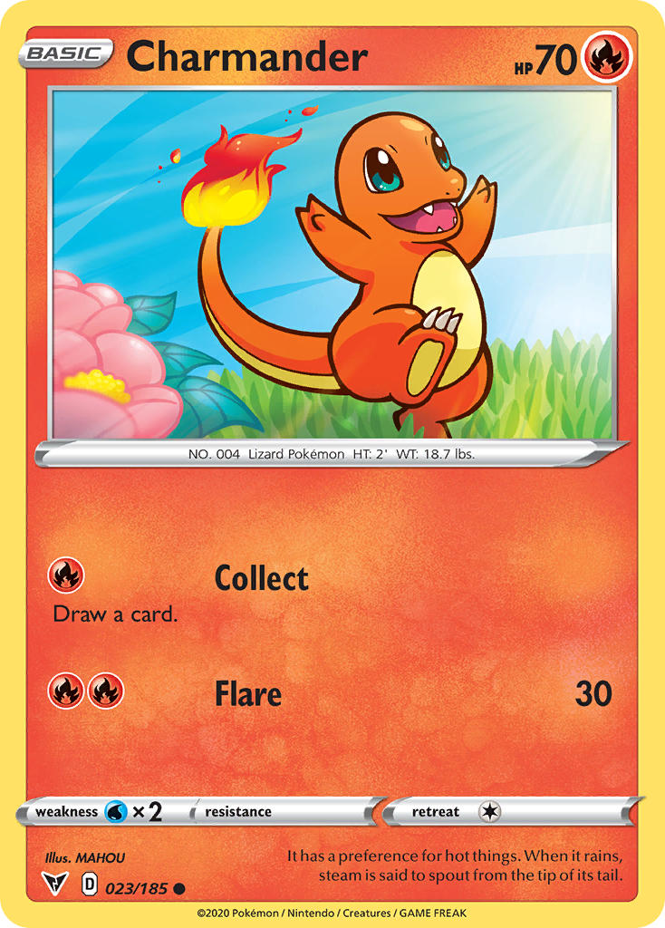 Charmander (023/185) [Sword & Shield: Vivid Voltage] | Good Games North