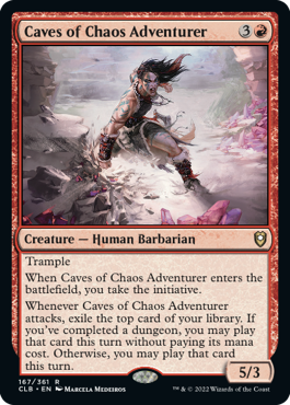 Caves of Chaos Adventurer [Commander Legends: Battle for Baldur's Gate] | Good Games North