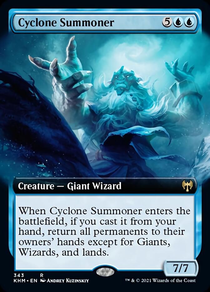 Cyclone Summoner (Extended Art) [Kaldheim] | Good Games North