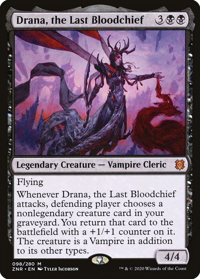 Drana, the Last Bloodchief [Zendikar Rising] | Good Games North