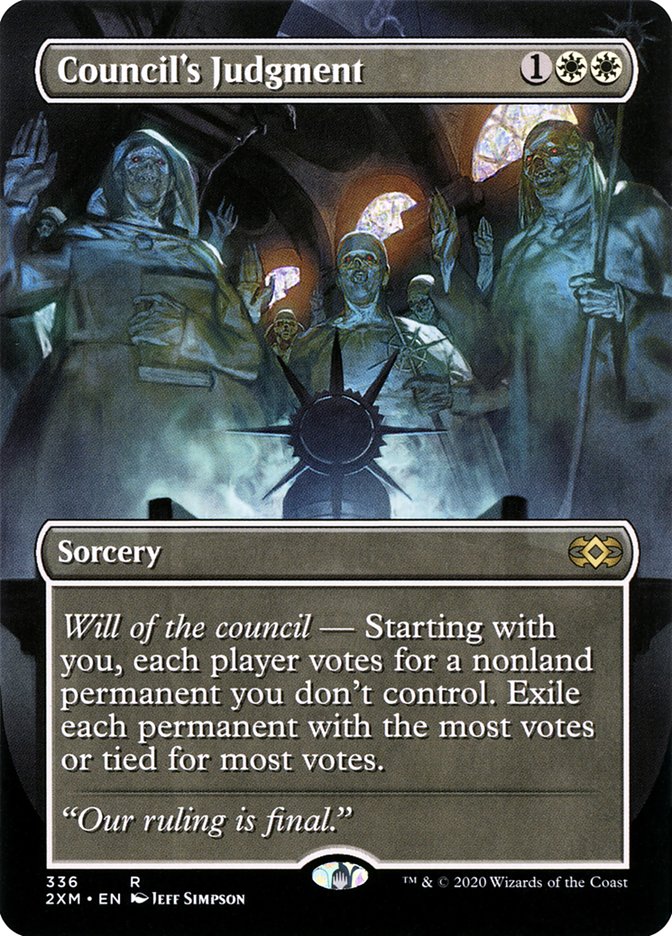 Council's Judgment (Borderless) [Double Masters] | Good Games North
