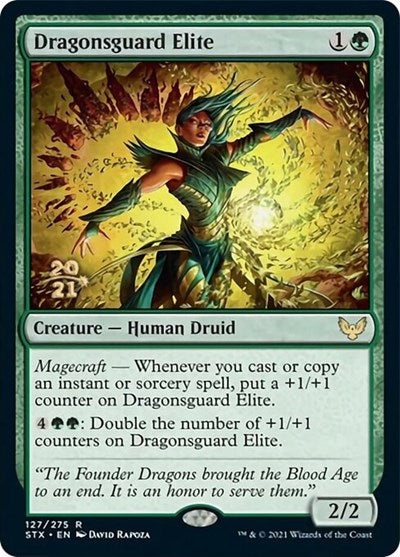 Dragonsguard Elite [Strixhaven: School of Mages Prerelease Promos] | Good Games North