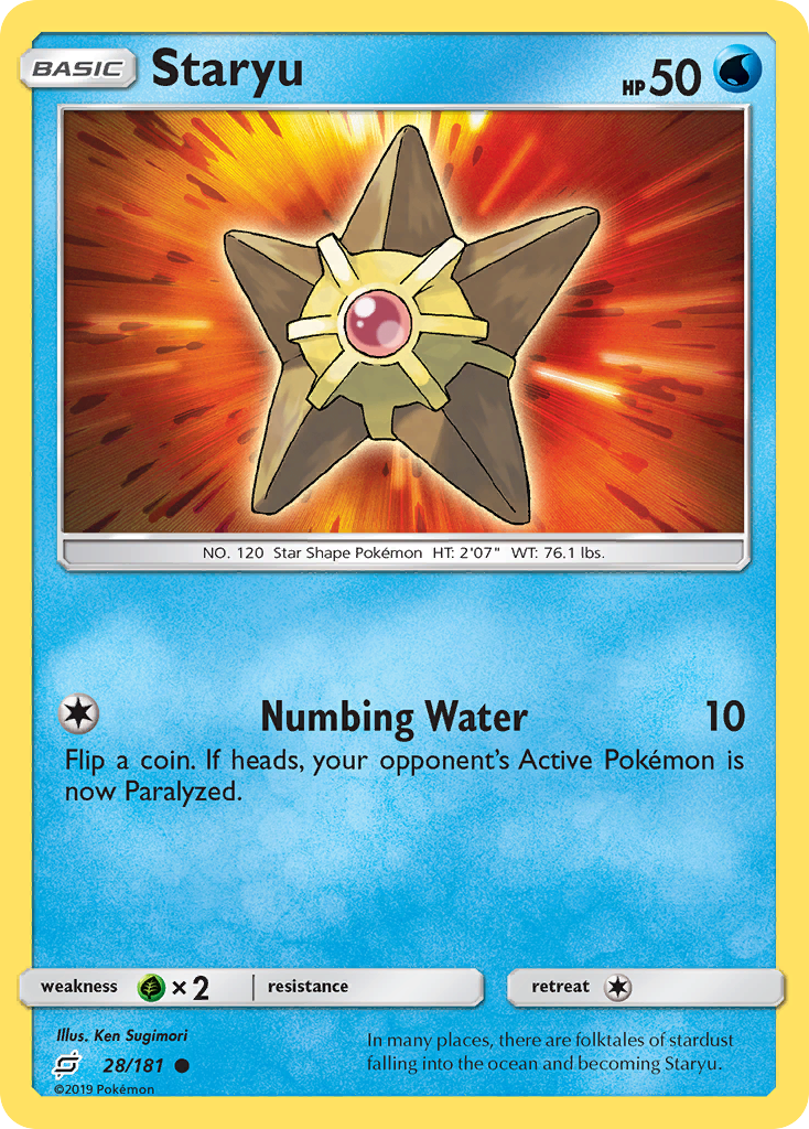 Staryu (28/181) [Sun & Moon: Team Up] | Good Games North