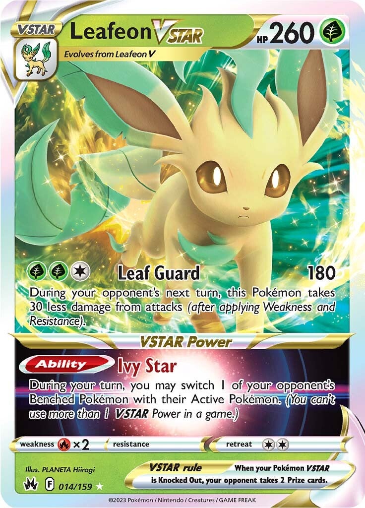 Leafeon VSTAR (014/159) [Sword & Shield: Crown Zenith] | Good Games North