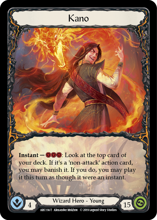 Kano // Kano, Dracai of Aether [ARC114-T // ARC113-T] 1st Edition Normal | Good Games North