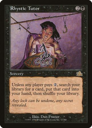 Rhystic Tutor [Prophecy] | Good Games North
